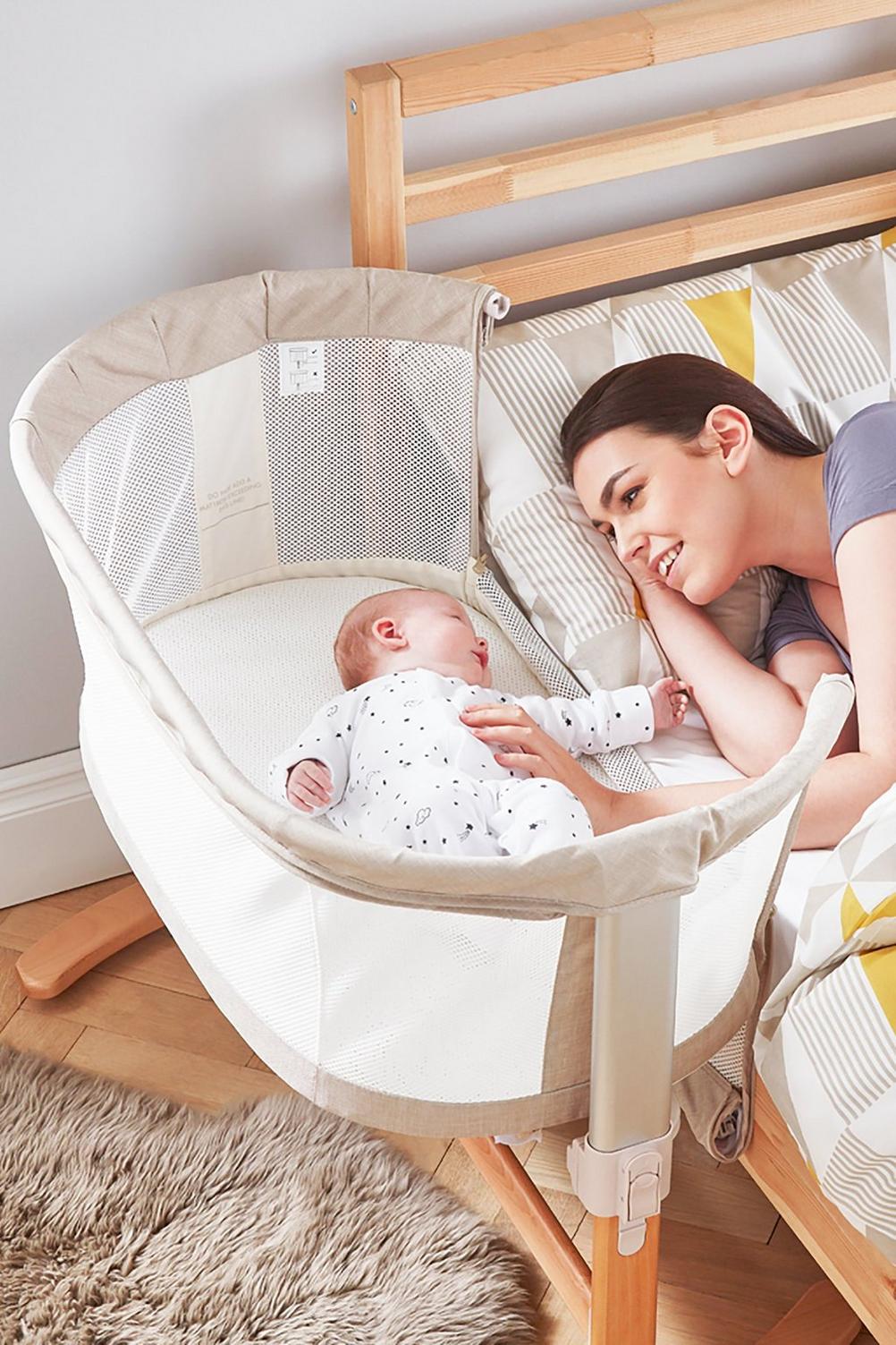 baby bed that connects to bed