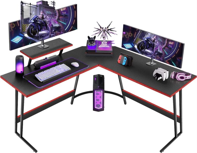 L Shaped Gaming Desks for Kids Rooms